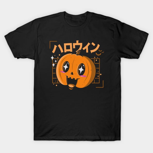 Kawaii pumpkin T-Shirt by Eilex Design